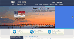 Desktop Screenshot of colterlawgroup.com